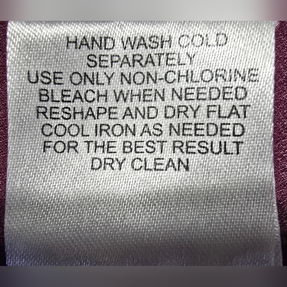 Pink Republic Womens Plum  Floral Blouse w Roll Tab Sleeves w/Tie Front Size XL - Picture 6 of 9